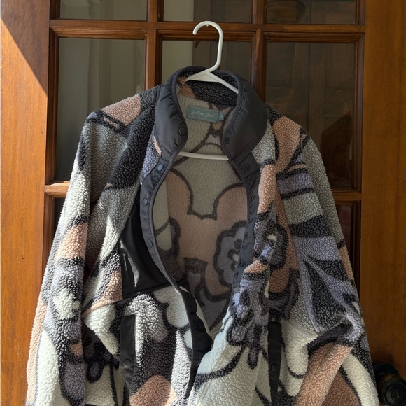 Southern Shirt Floral Patterned Women's Jacket - Picture 5 of 7